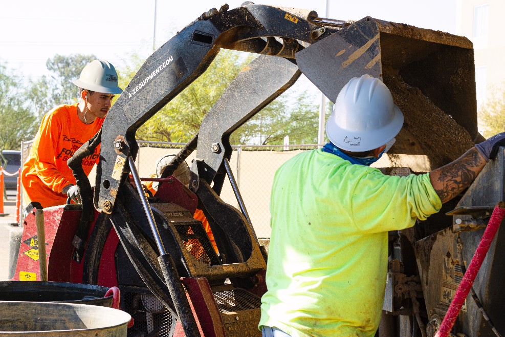 Commercial Foundation Repair Excavator