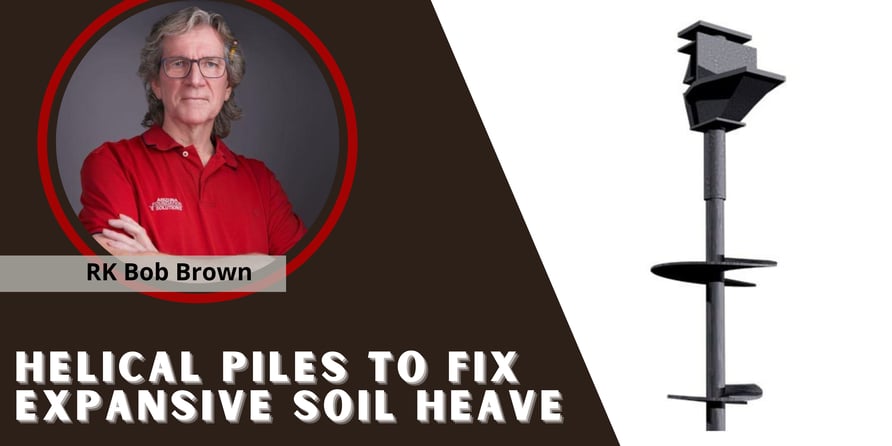 Helical Piles to Fix Expansive Soil Heave