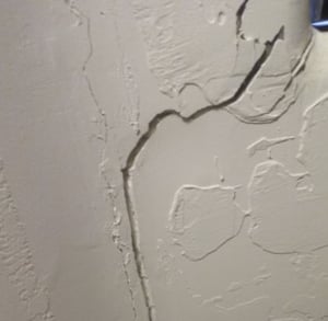 Wall Cracks may indicate a foundation problem.